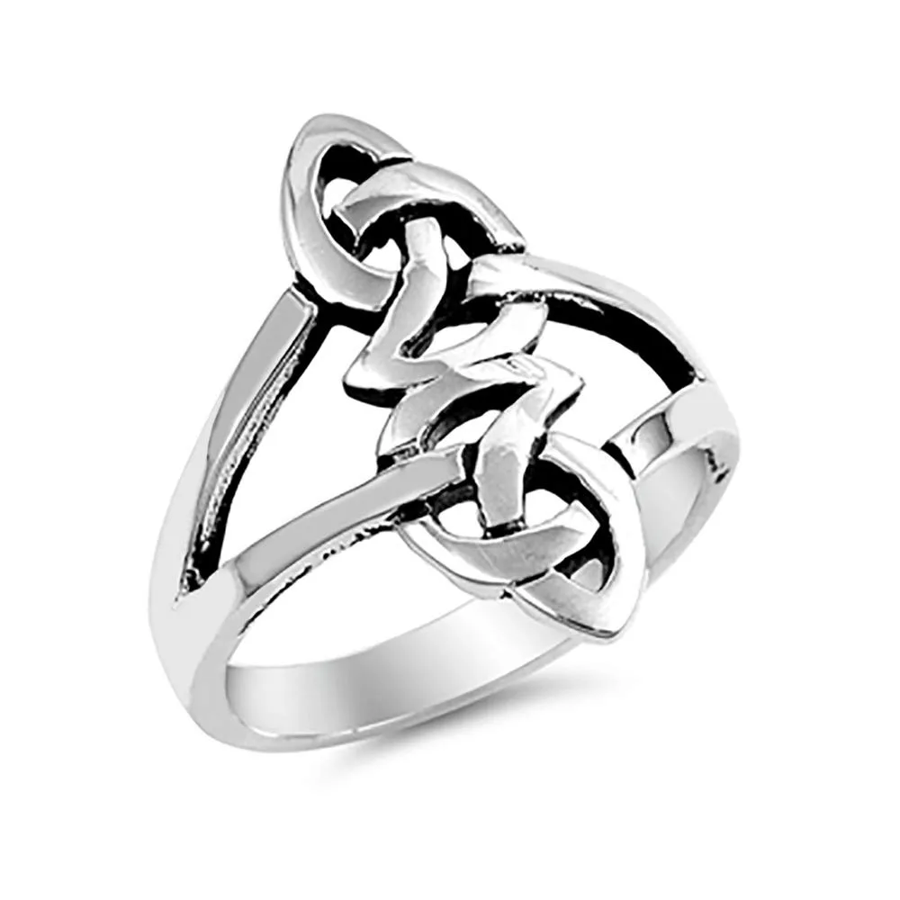 925 Sterling Silver Wicca Witchcraft Binding Ring Size 9 - Durable and Eye-Catching Jewelry Gift