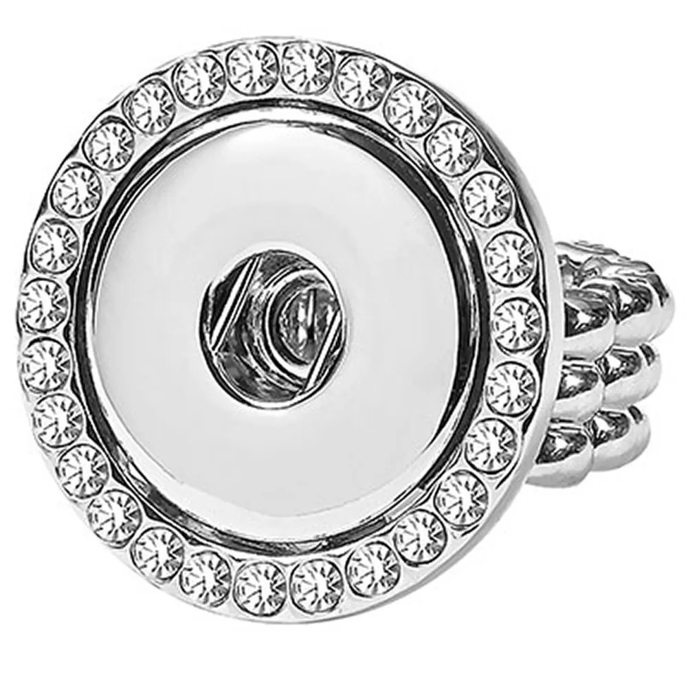 Ginger Snaps Stretch Bling Ring 20mm - Interchangeable Fashion Jewelry Accessory