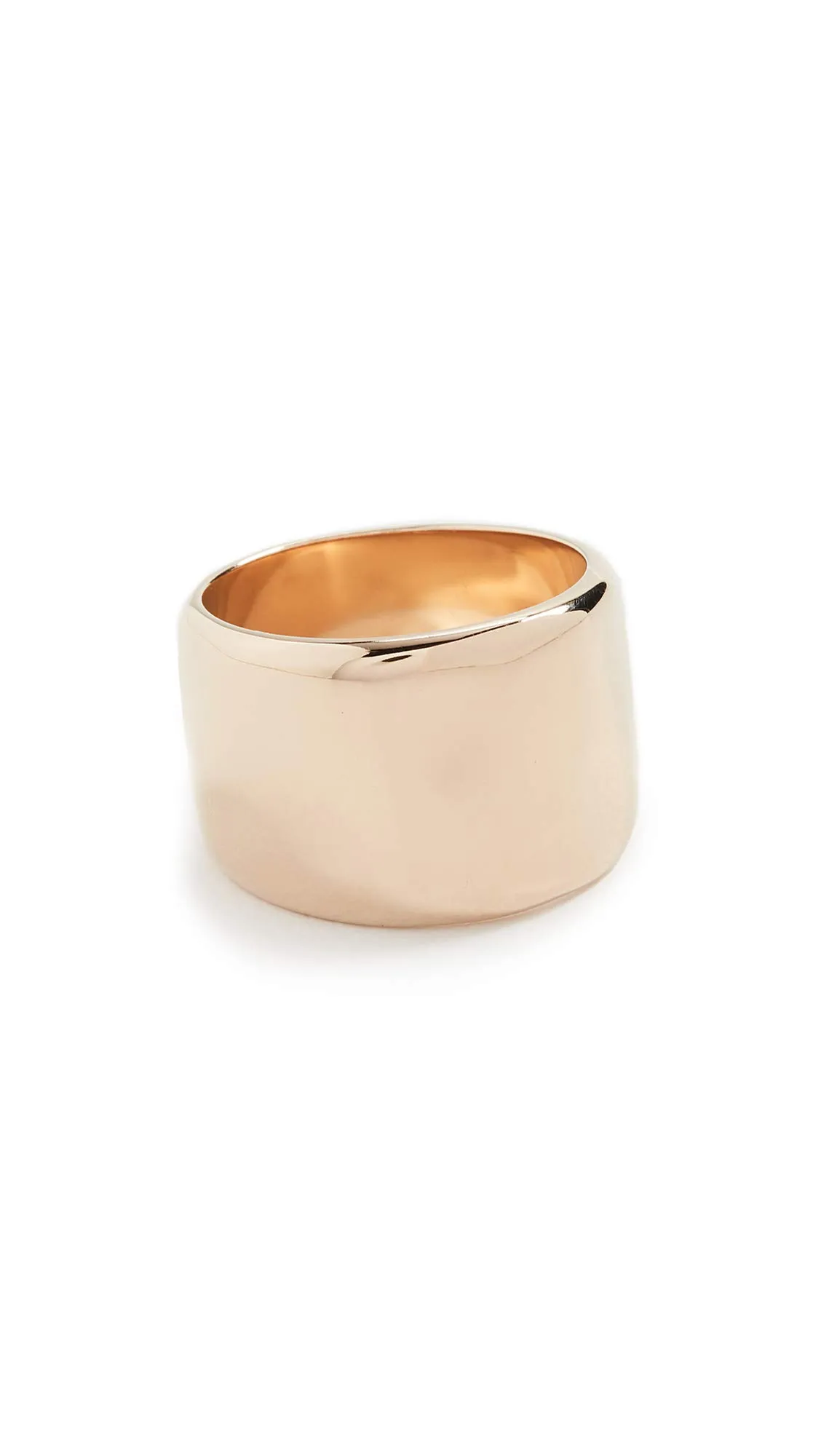 Soko Women's Ripple Band Ring - High-Polish Finish, Subtle Asymmetrical Style