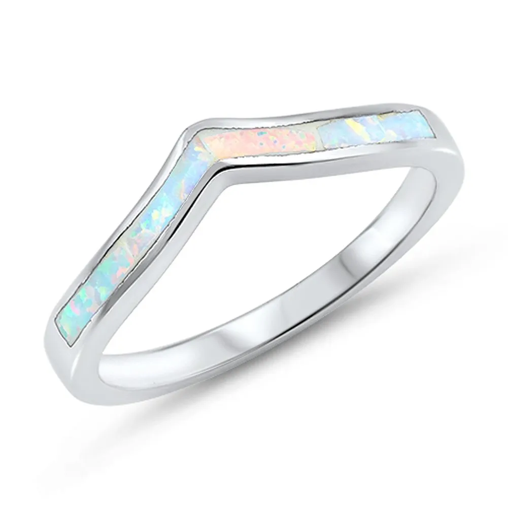 Sterling Silver Chevron Thumb Ring in Various Colors - Durable 925 Silver Jewelry by Sac Silver