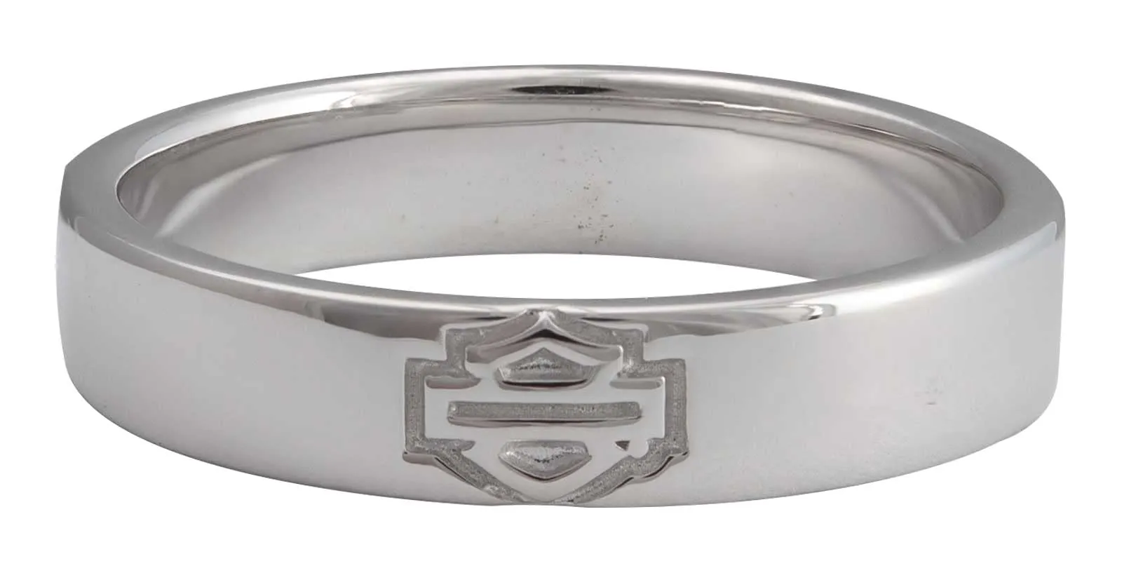 Women's Bar & Shield Cirque Crystal Band Ring - Sterling Silver, Size 5, Stunning White Crystals